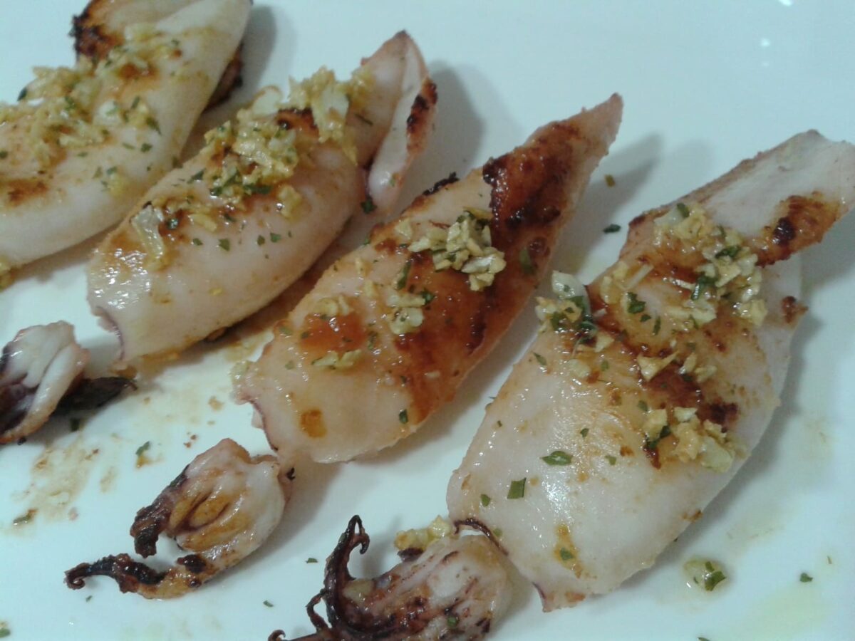 chipirones a la plancha paso 7