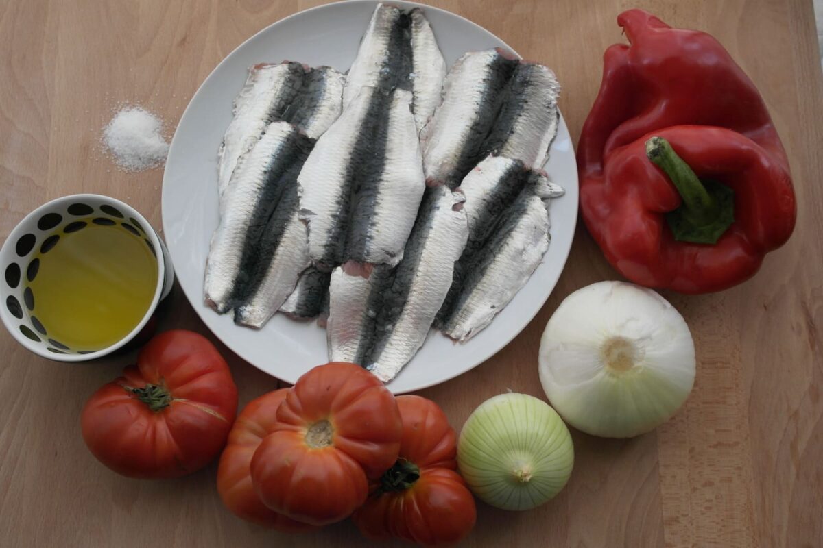 coca de sardinas paso 1