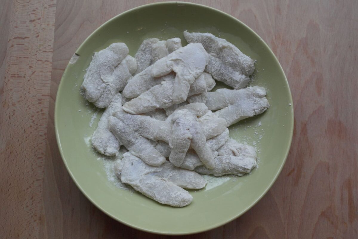 cocochas de bacalao salsa verde paso 4