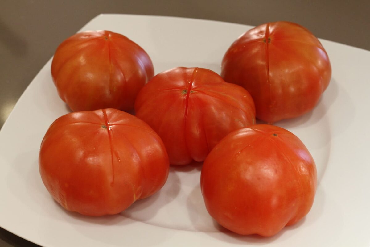 como pelar tomates paso 3