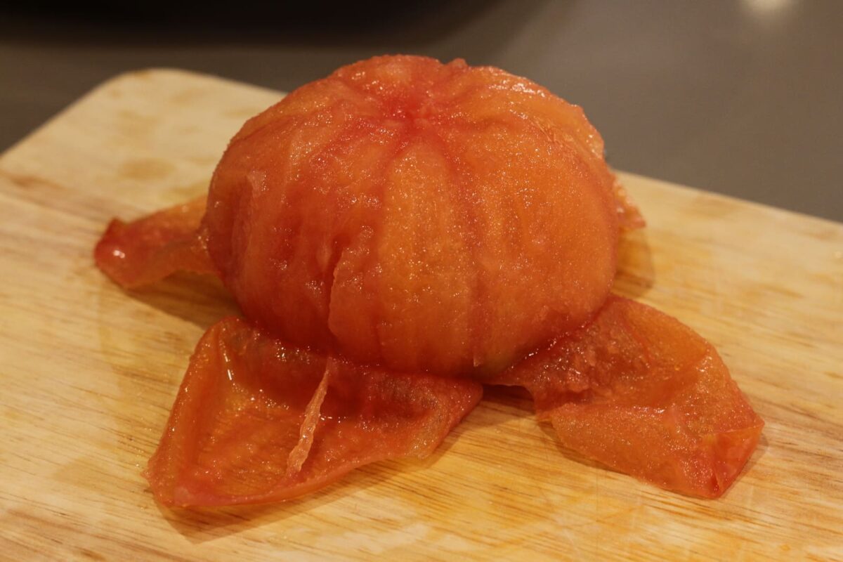 como pelar tomates paso 5