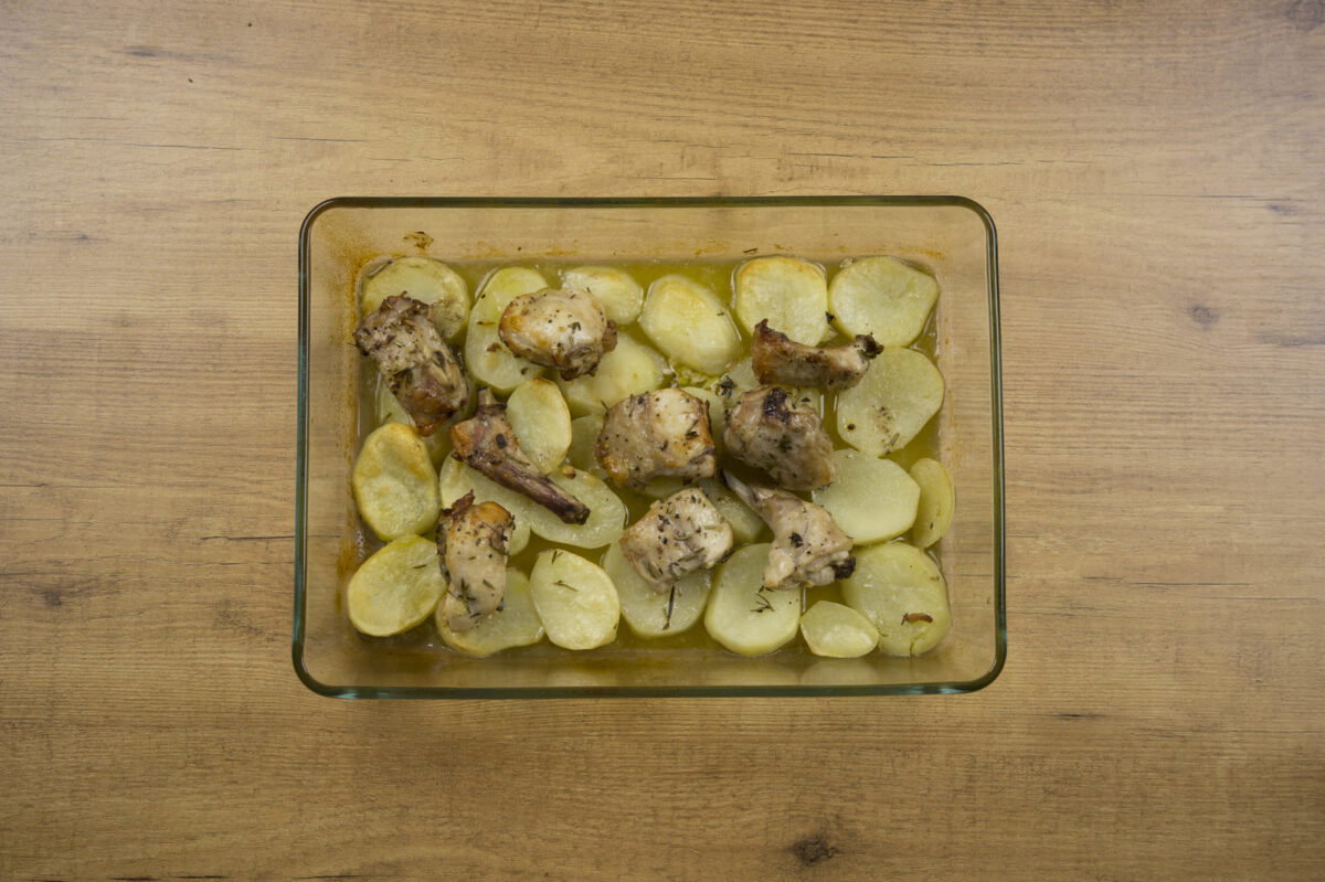 conejo al horno paso 10