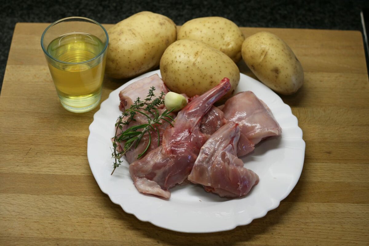 conejo al horno paso 2