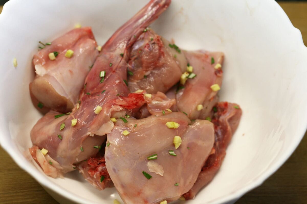 conejo al horno paso 3