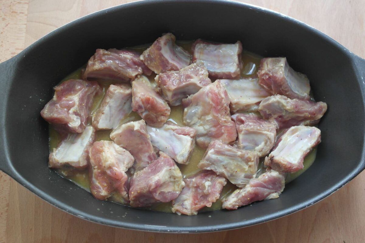 costillas caramelizadas mostaza y miel paso 7