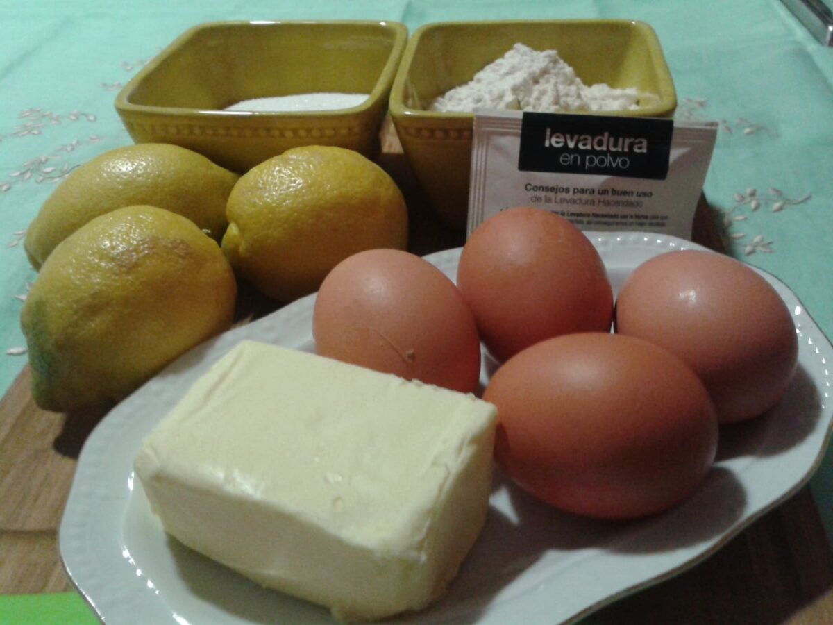 cuadraditos de limón lemon bars paso 1