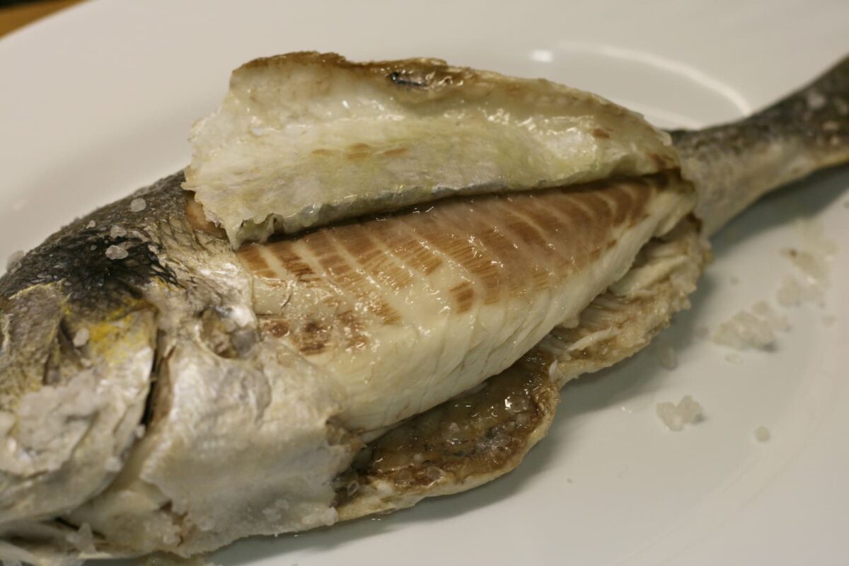 dorada a la sal y al horno paso 13