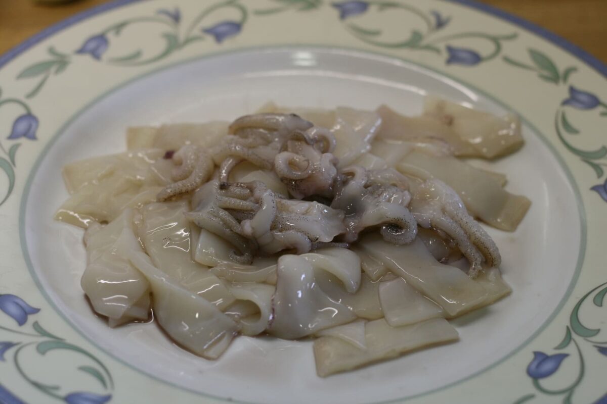 fideos con calamares paso 10