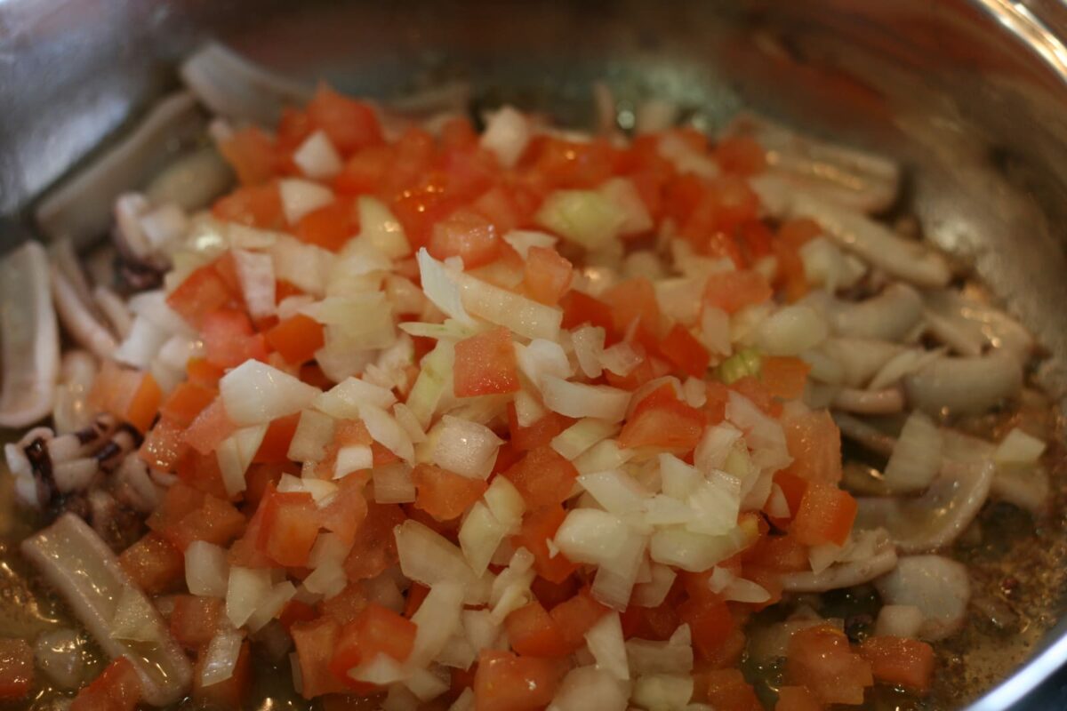 fideos con calamares paso 14