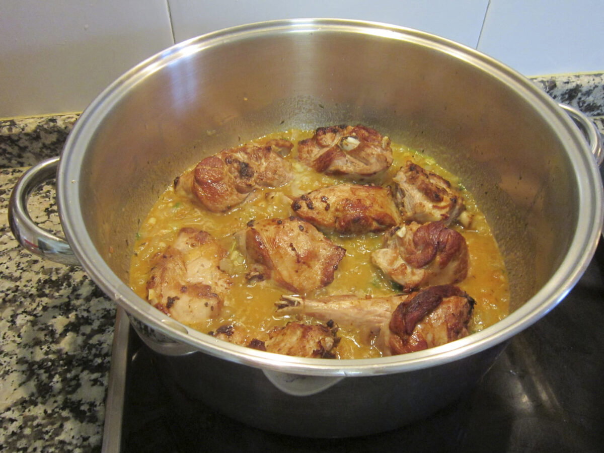 guiso de cordero con patatas paso 22