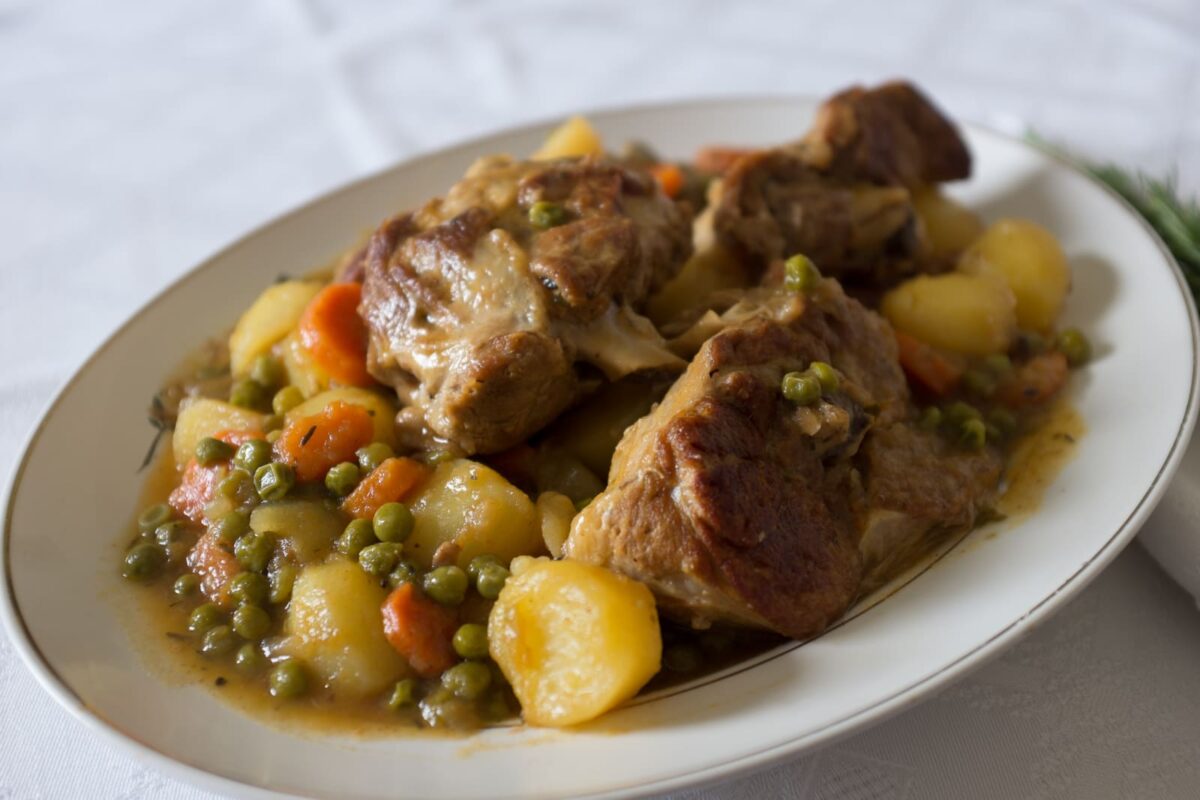 guiso de cordero con patatas paso 29