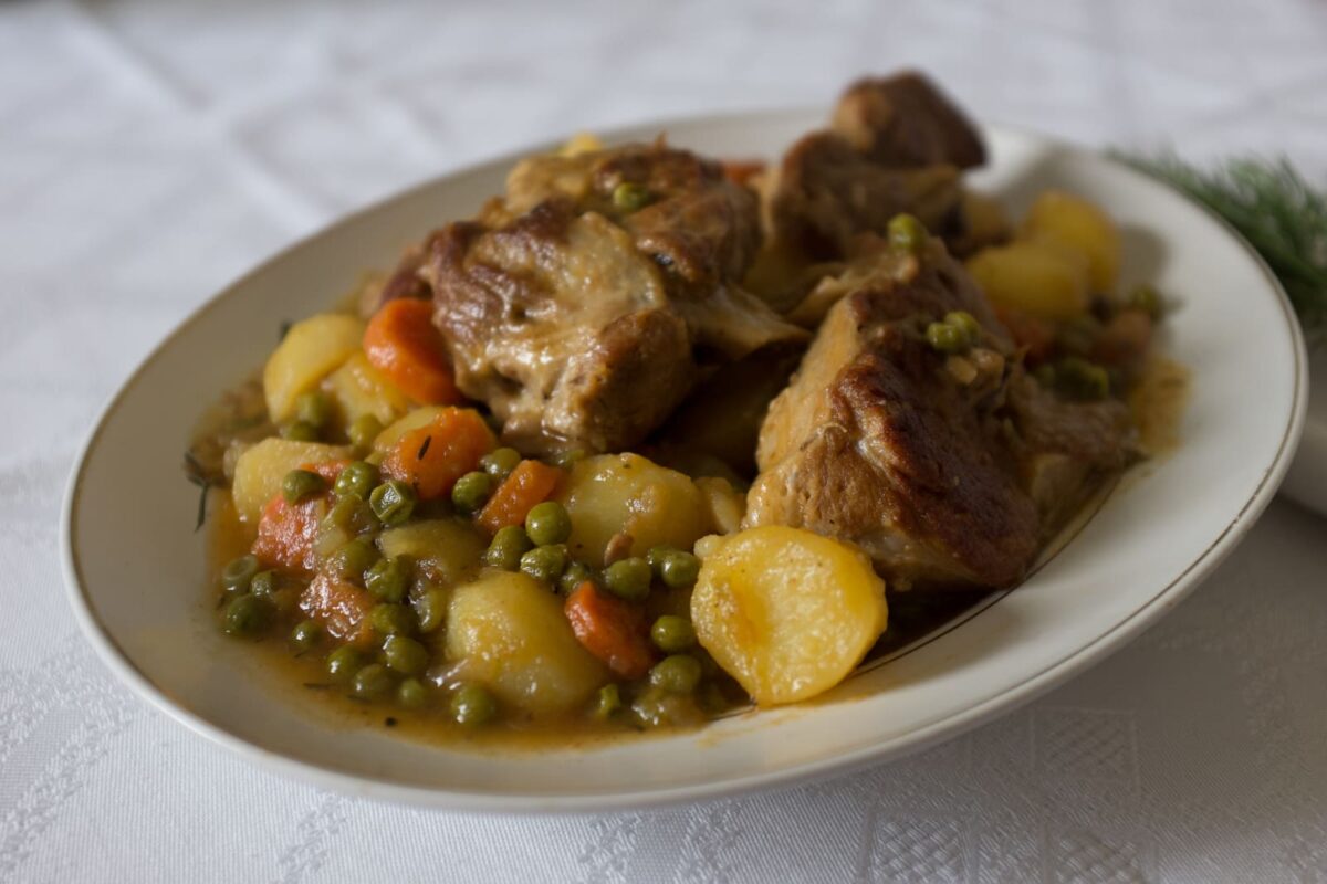 guiso de cordero con patatas paso 31