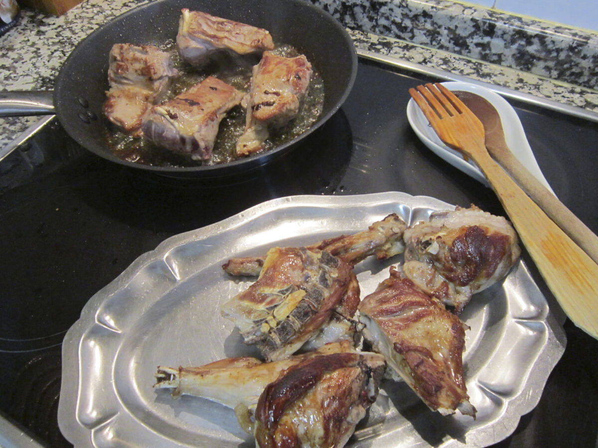 guiso de cordero con patatas paso 4