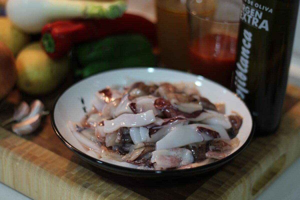 guiso patatas calamares paso 5