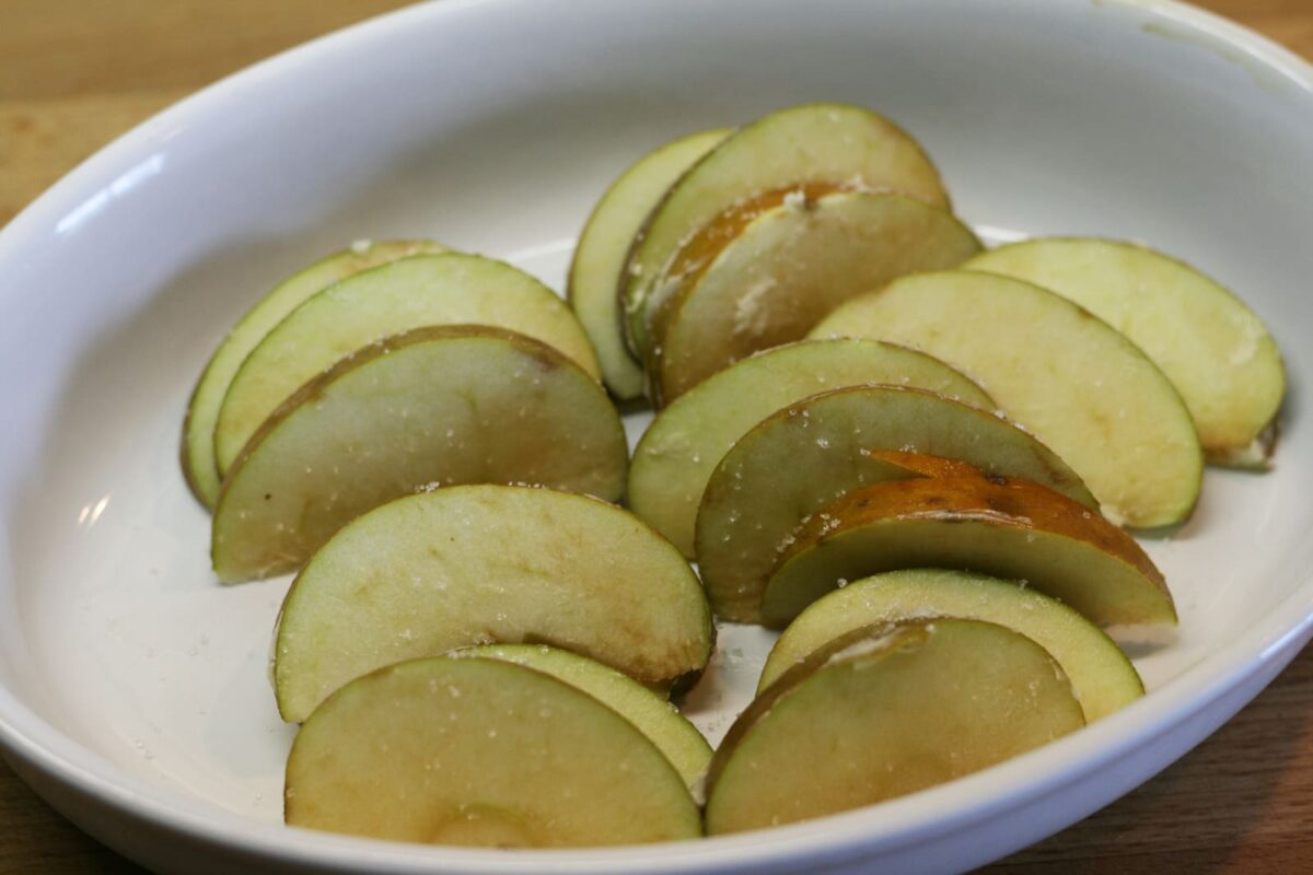 lomo cerdo horno con manzana paso 10