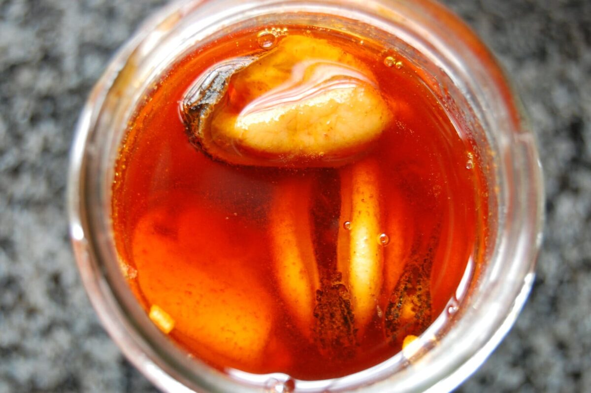 mejillones en escabeche paso 10