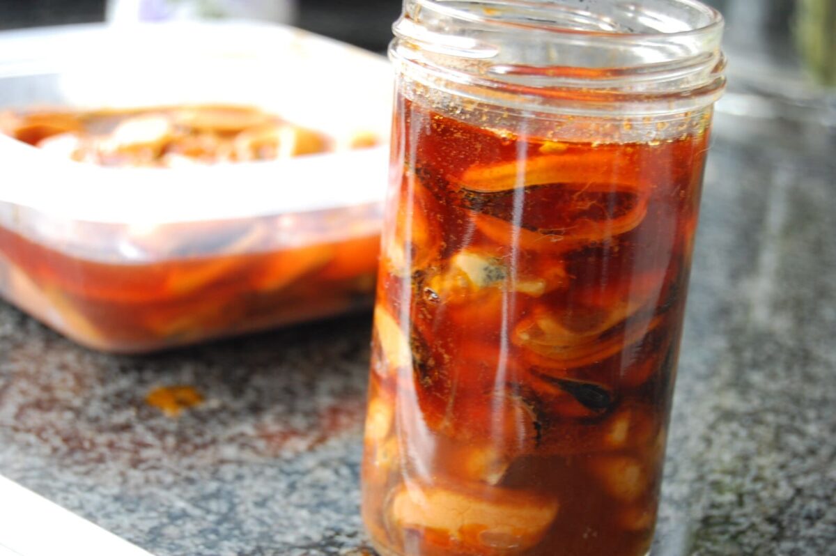 mejillones en escabeche paso 11