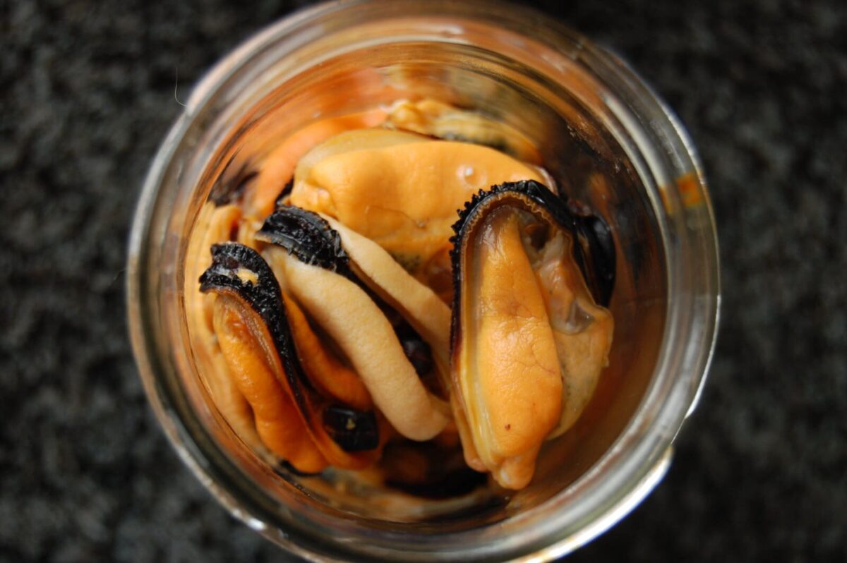 mejillones en escabeche paso 6