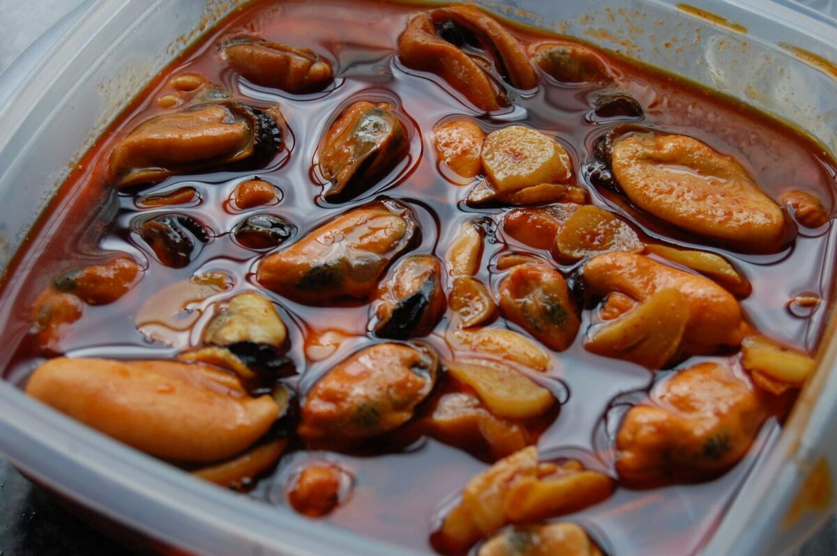 mejillones en escabeche paso 9