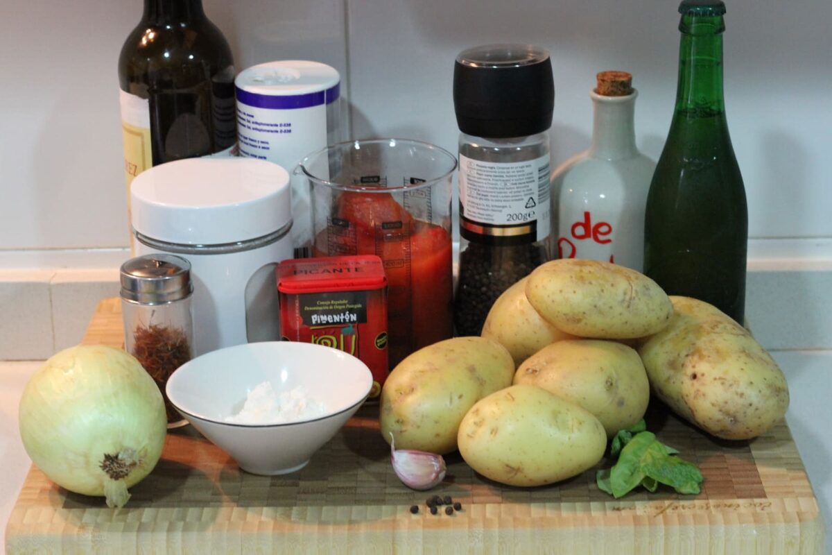patatas bravas paso 1