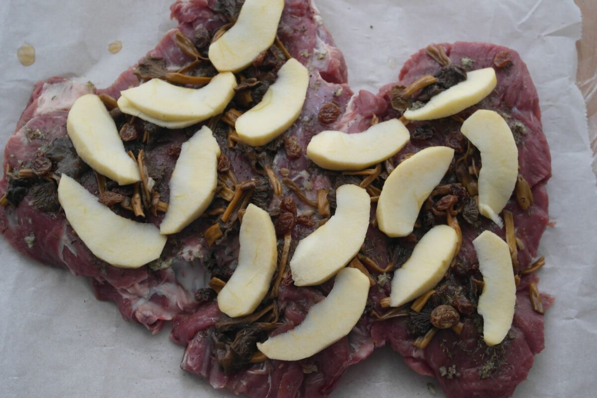 pierna de cordero relleno al horno paso 11