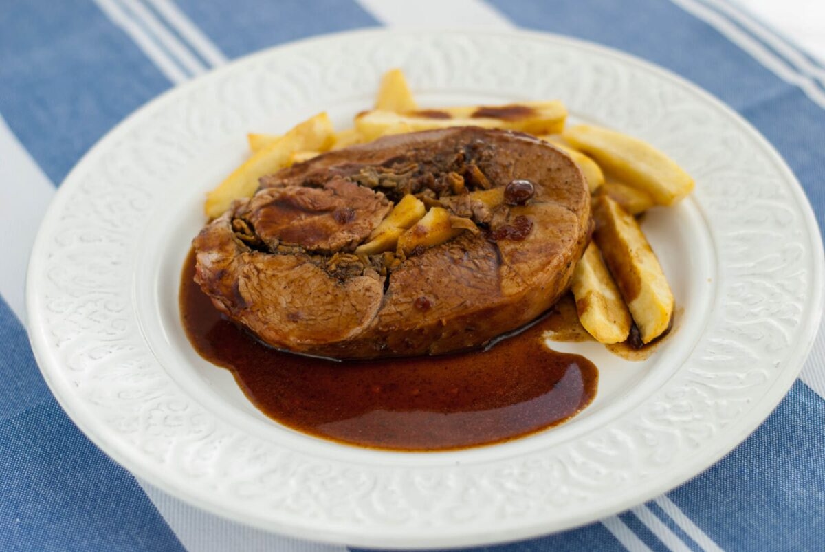 pierna de cordero relleno al horno paso 16