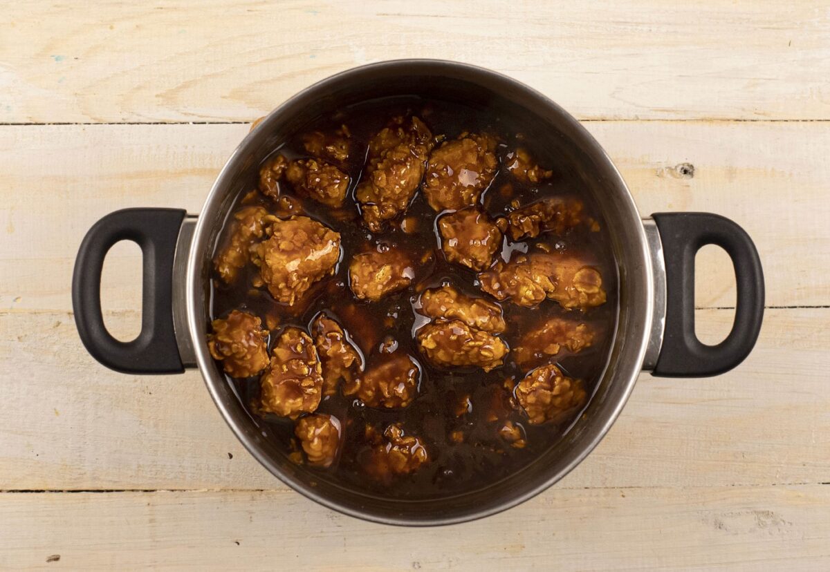Pollo al estilo general TSO. Una receta china al estilo de Estados Unidos