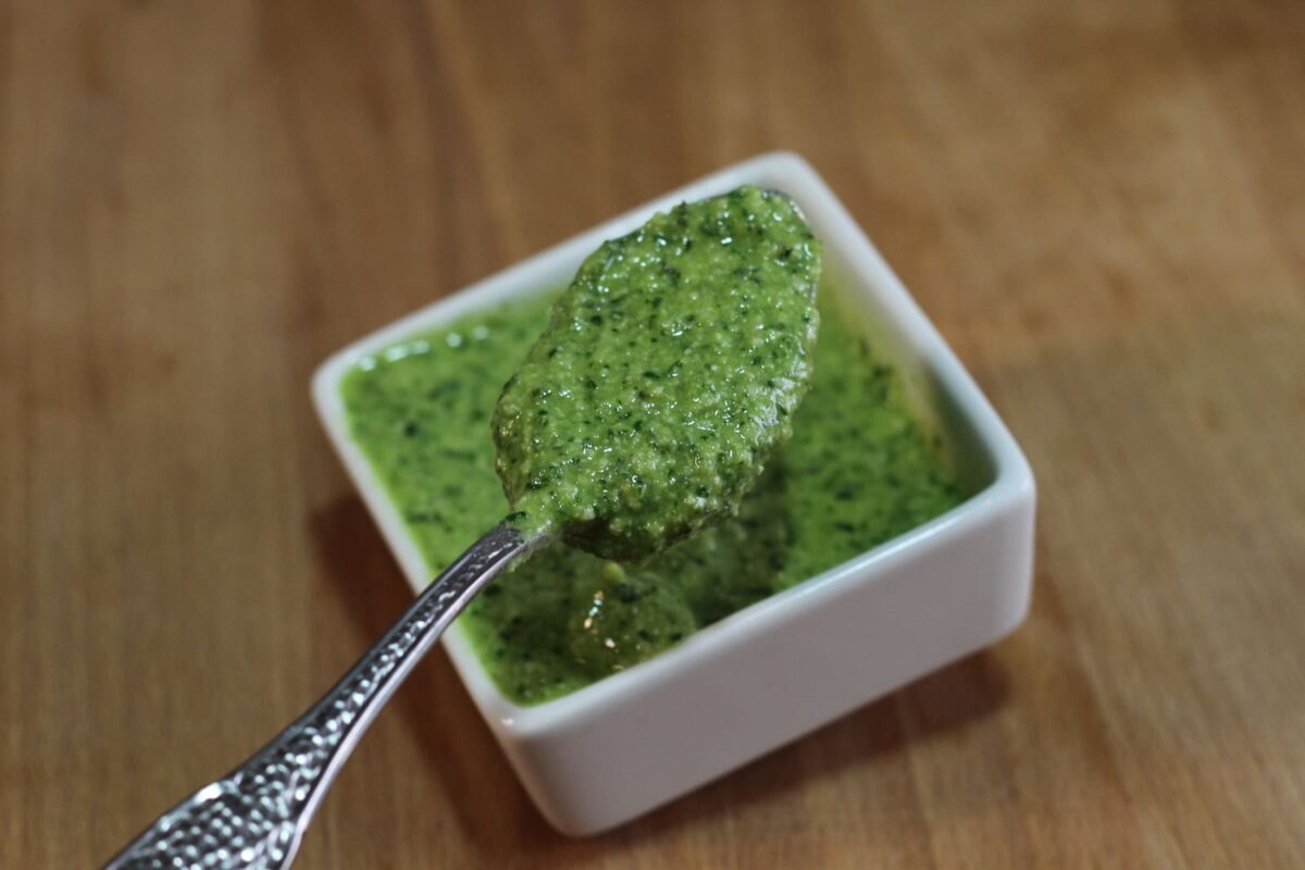 salsa pesto paso 14