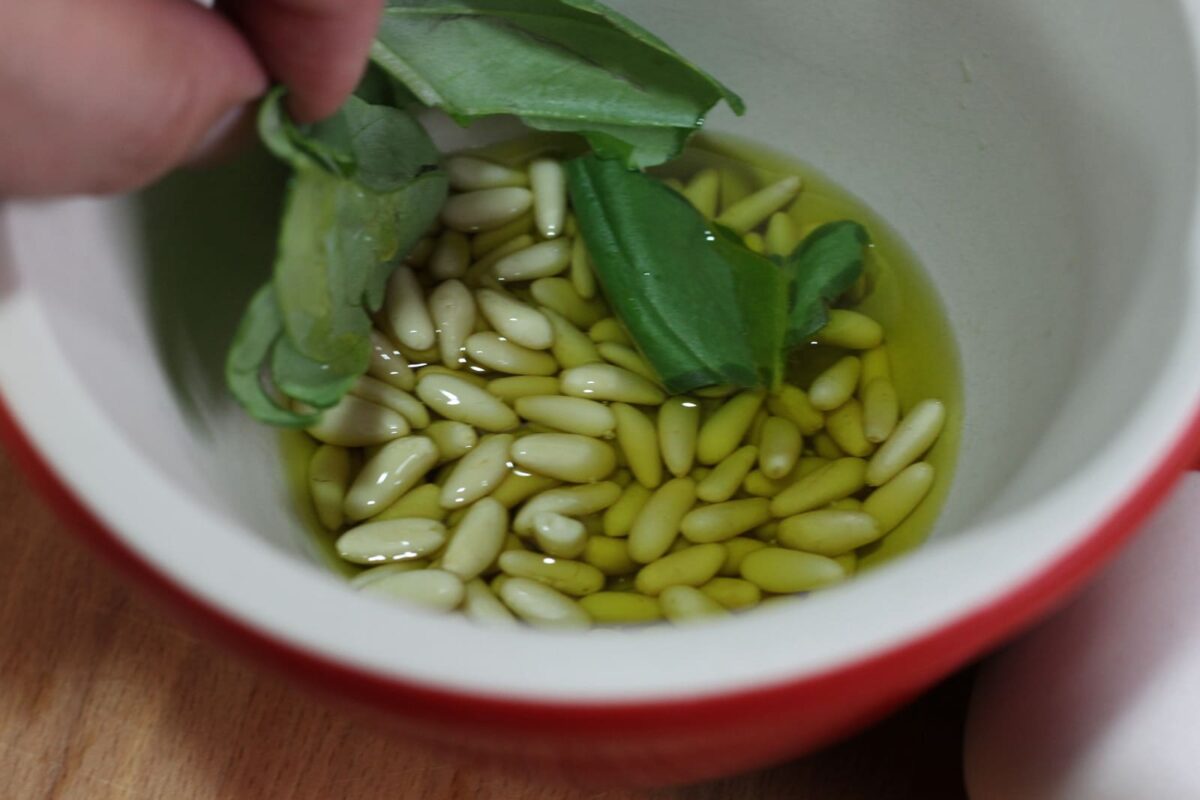 salsa pesto paso 4