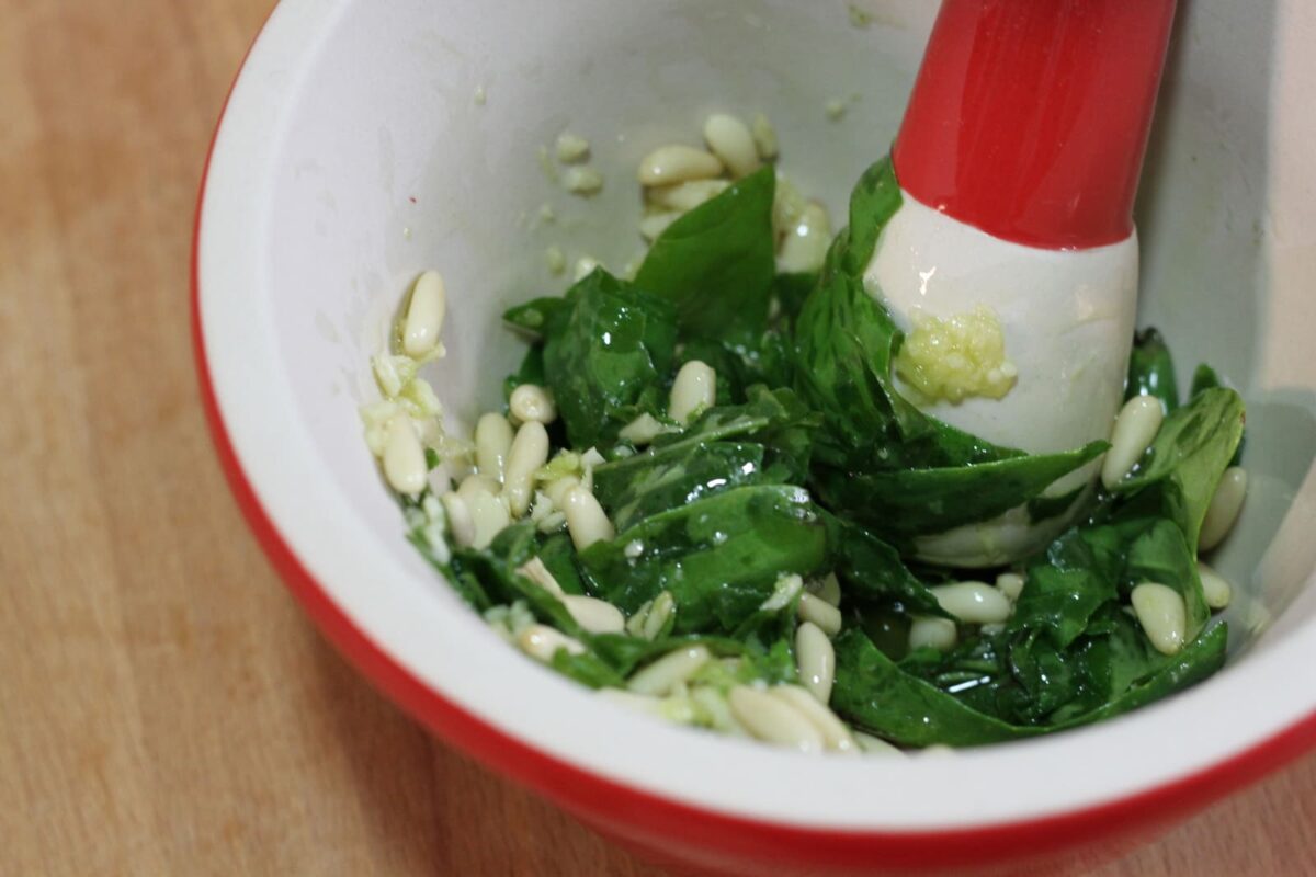 salsa pesto paso 5