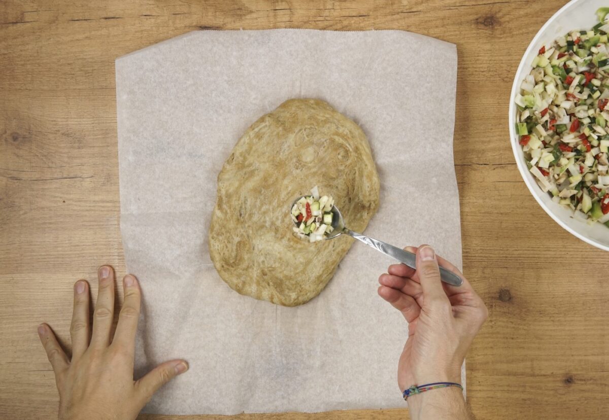 Seitán relleno de verduras. Una receta fácil y económica