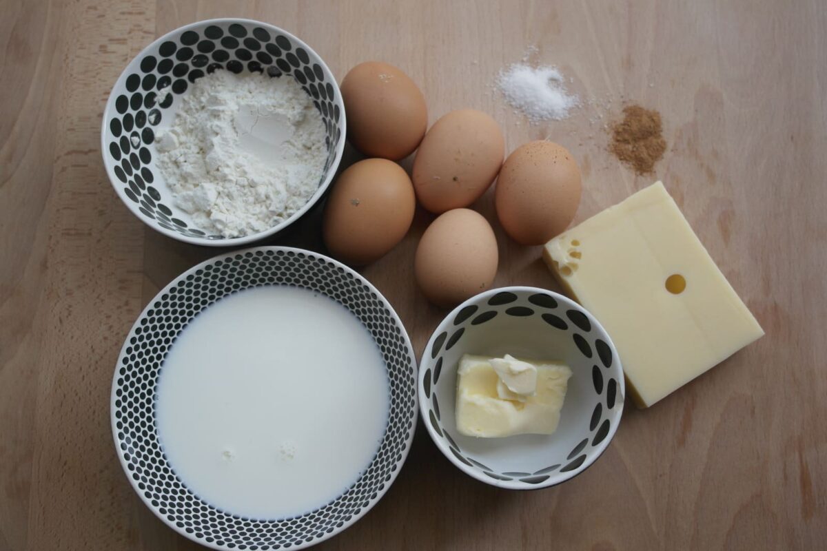 souffle de queso paso 1