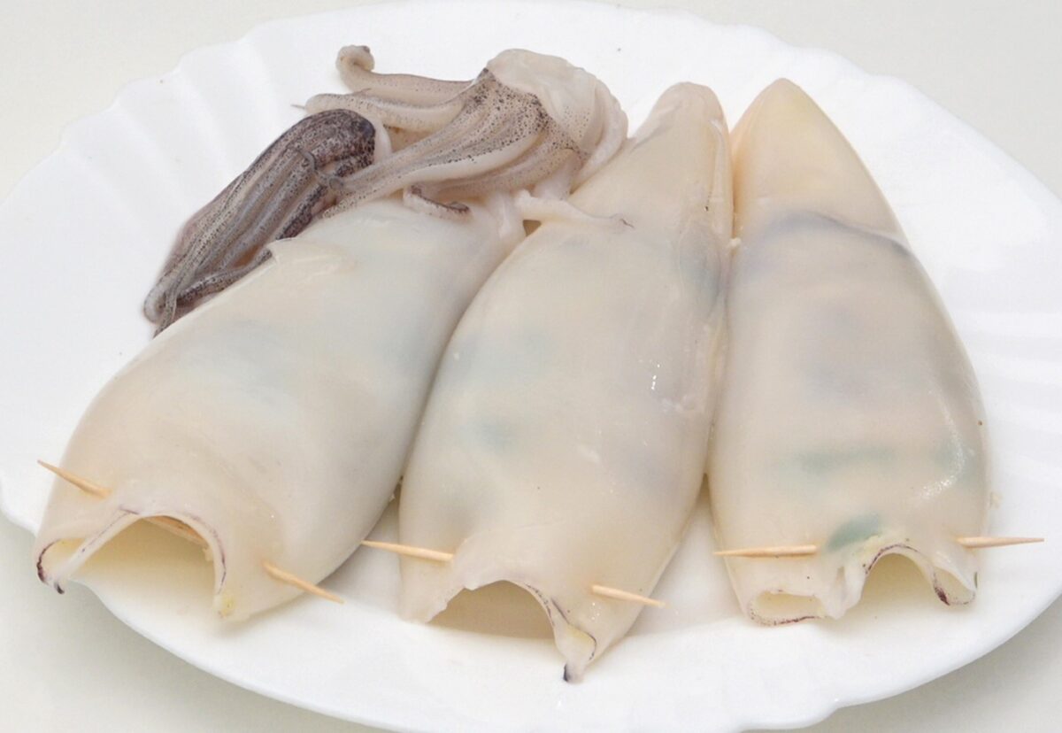 Calamares rellenos a la siciliana. Receta tradicional italiana