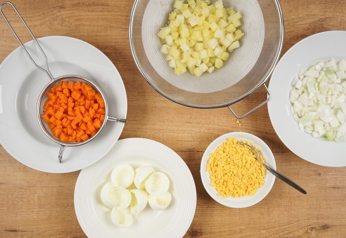 Ensalada Mimosa. Una receta muy sencilla y saludable