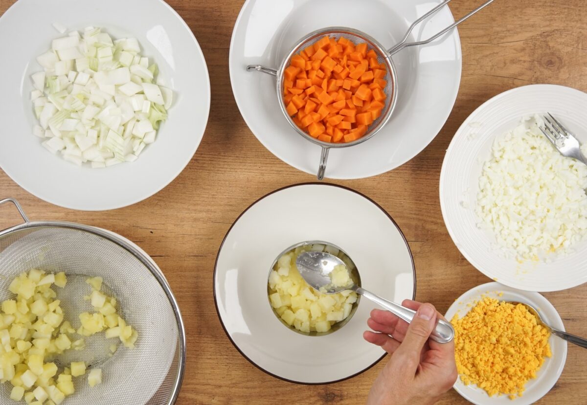 Ensalada Mimosa. Una receta muy sencilla y saludable