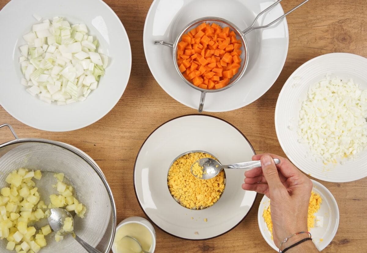 Ensalada Mimosa. Una receta muy sencilla y saludable