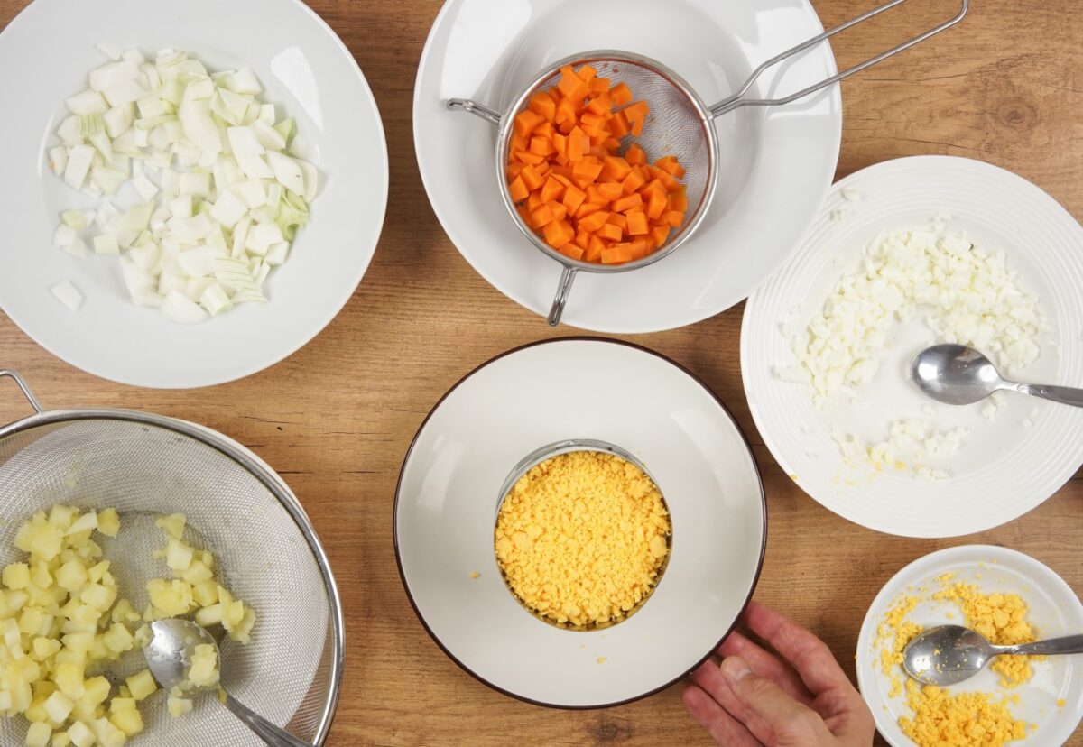 Ensalada Mimosa. Una receta muy sencilla y saludable