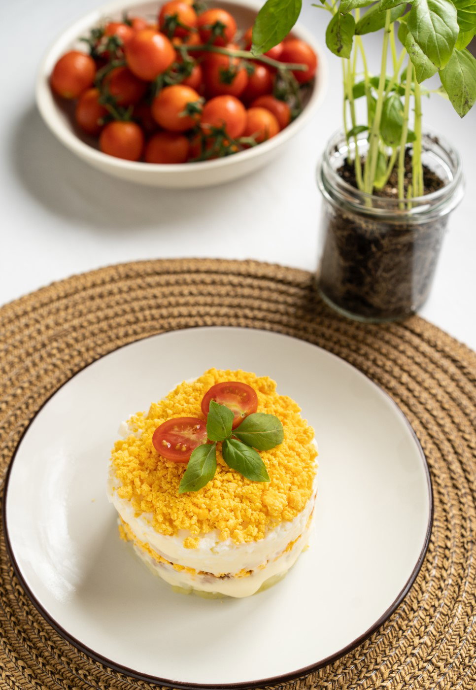 Ensalada Mimosa. Una receta muy sencilla y saludable