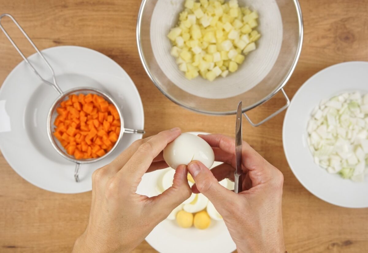 Ensalada Mimosa. Una receta muy sencilla y saludable