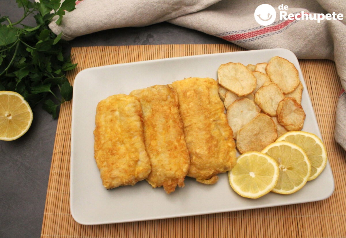 Merluza rebozada. Un plato rápido y listo en minutos