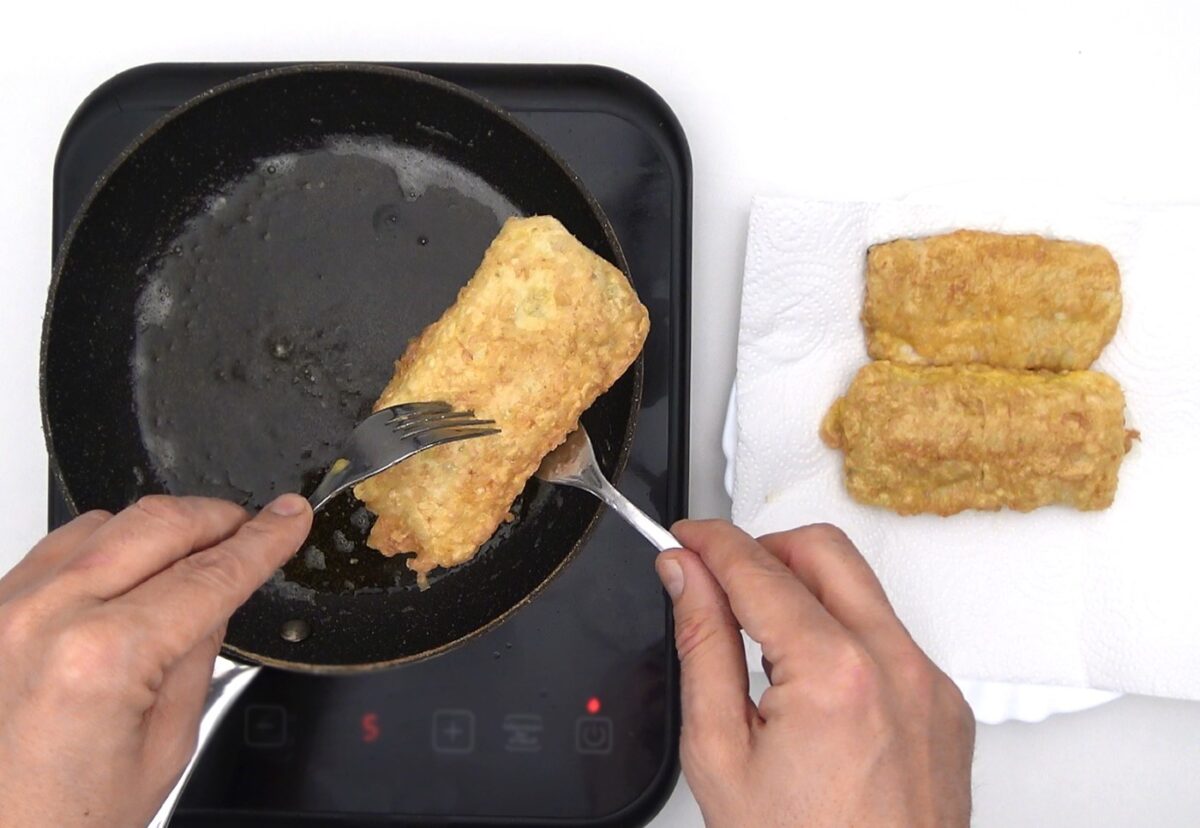 Merluza rebozada. Un plato rápido y listo en 20 minutos