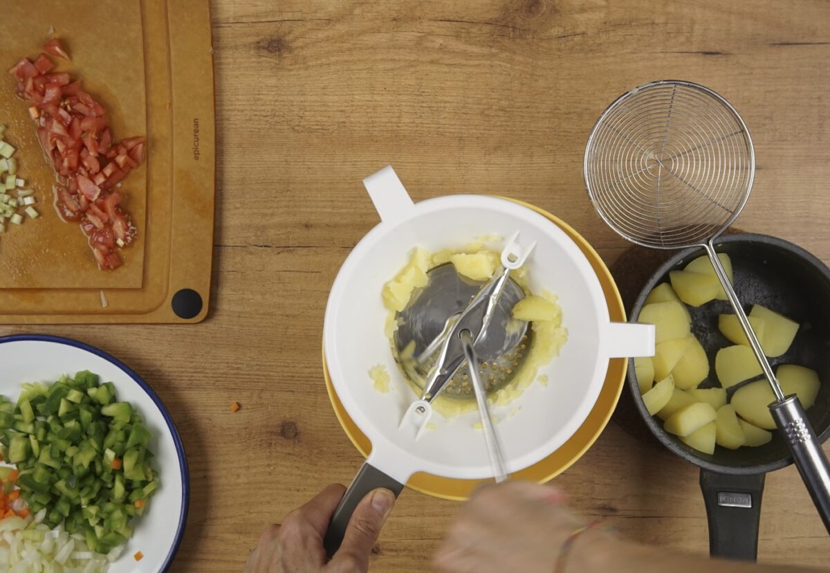 Pastel de patata y pollo. Una receta fácil paso a paso