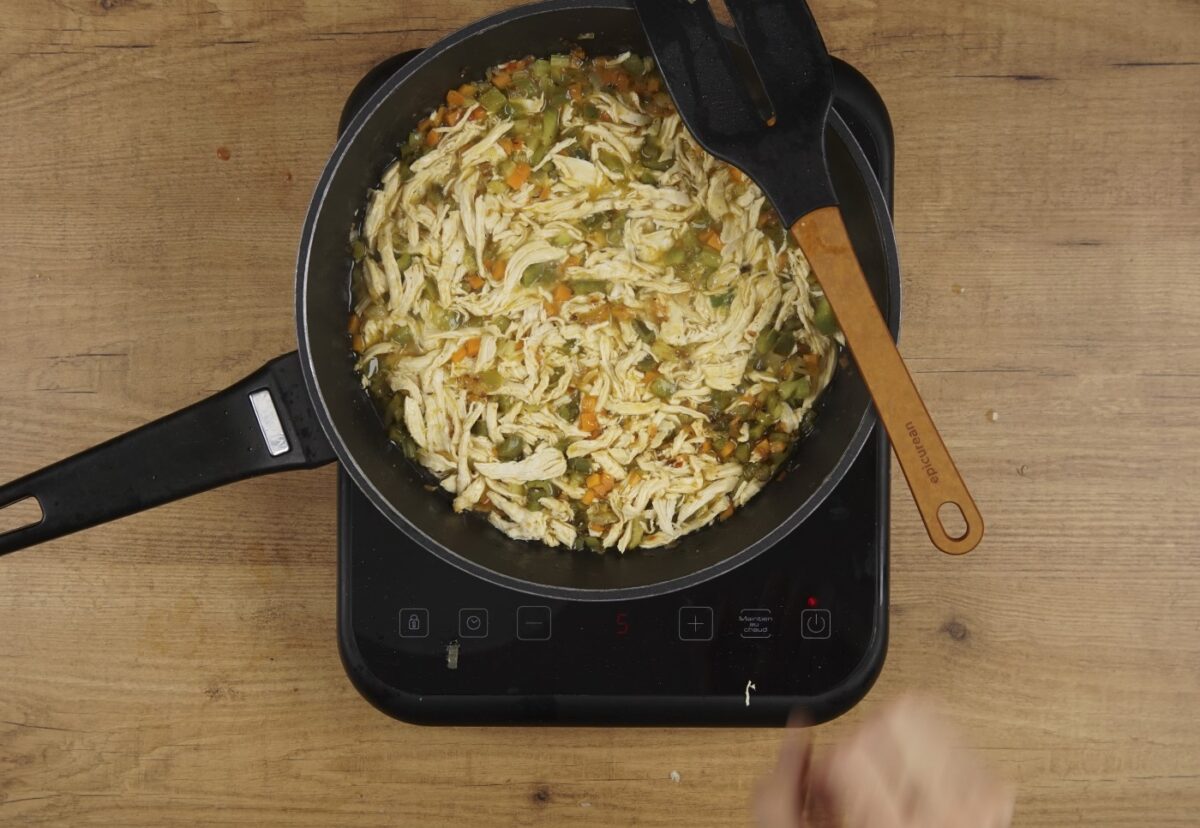Pastel de patata y pollo. Una receta fácil paso a paso