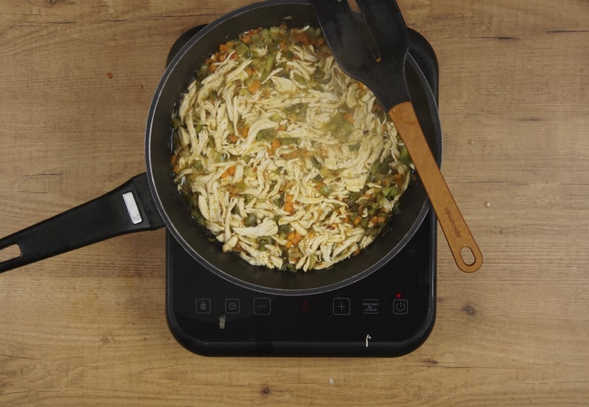 Pastel de patata y pollo. Una receta fácil paso a paso