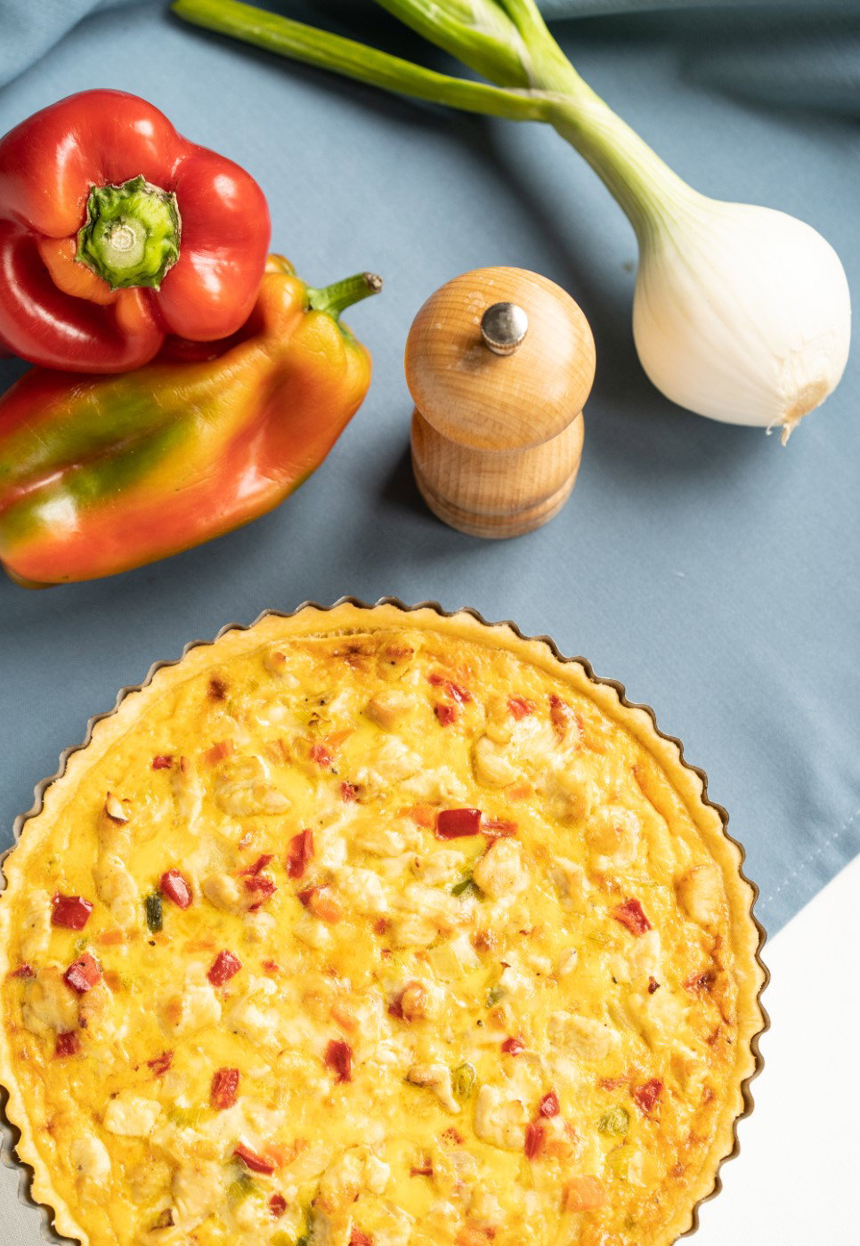 Pastel de pollo al horno paso a paso