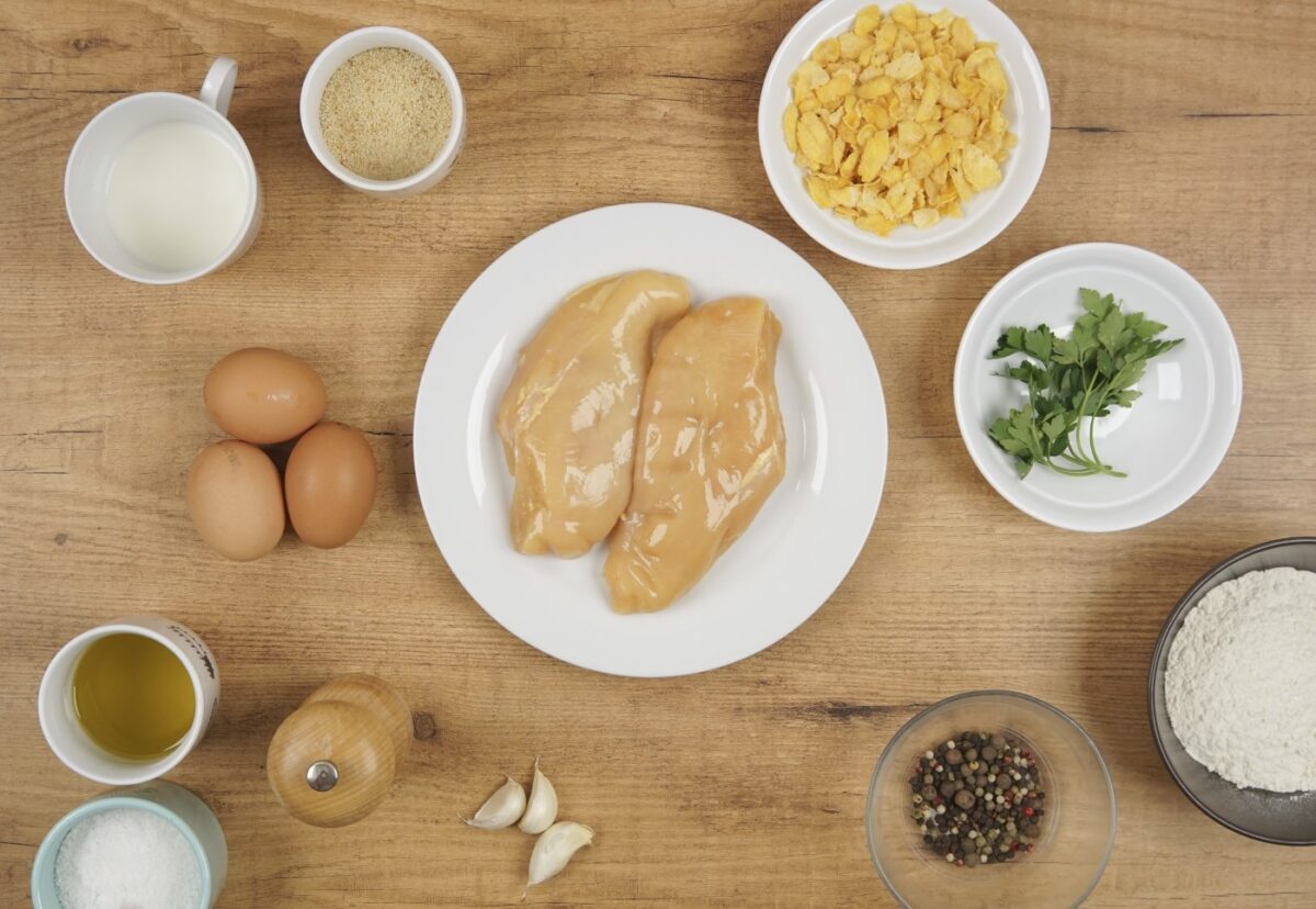 Pollo empanado fácil paso a paso