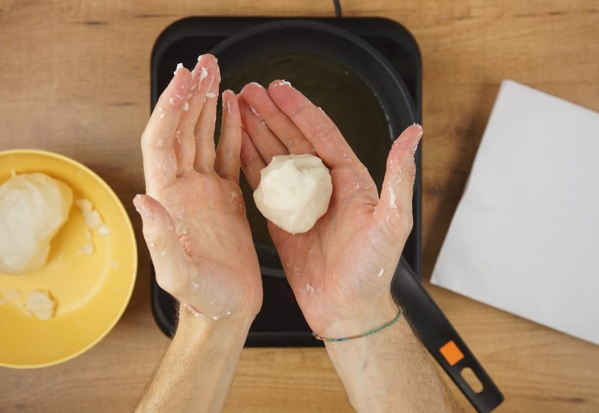 Arepas pelúas. Una receta típica de Venezuela paso a paso