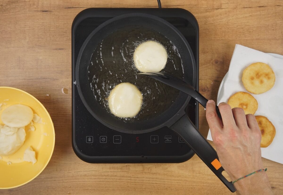 Arepas pelúas. Una receta típica de Venezuela paso a paso