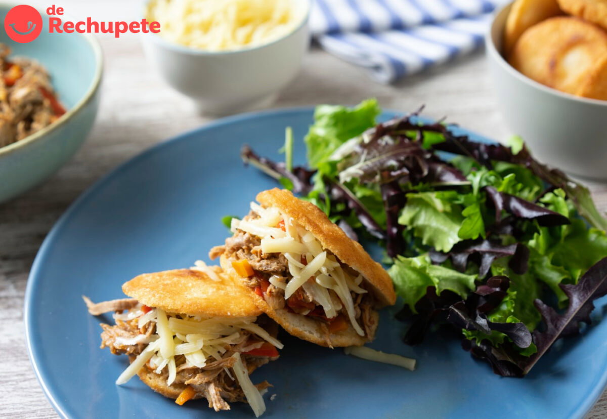 Arepas pelúas. Una receta típica de Venezuela paso a paso