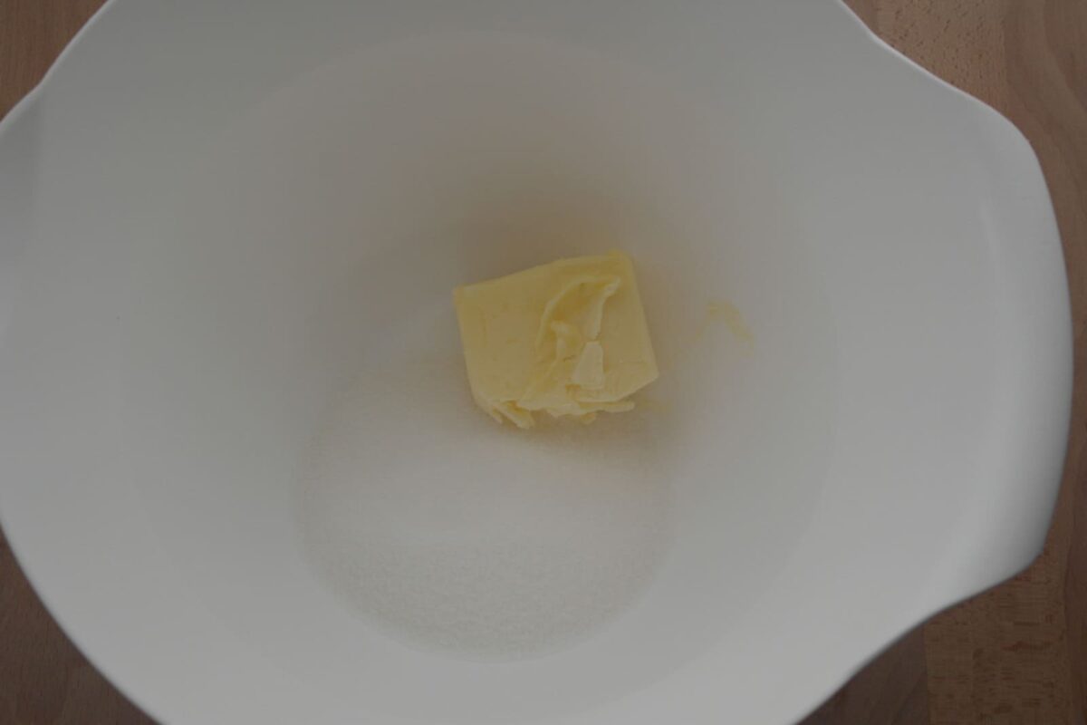 bizcocho mármol paso 2